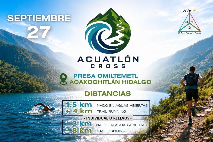 Logo de ACUATLÓN CROSS PRESA OMILTEMETL 2026