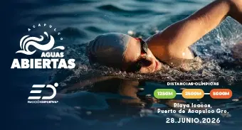 Logo de Aguas Abiertas Emoción Deportiva Acapulco 2026