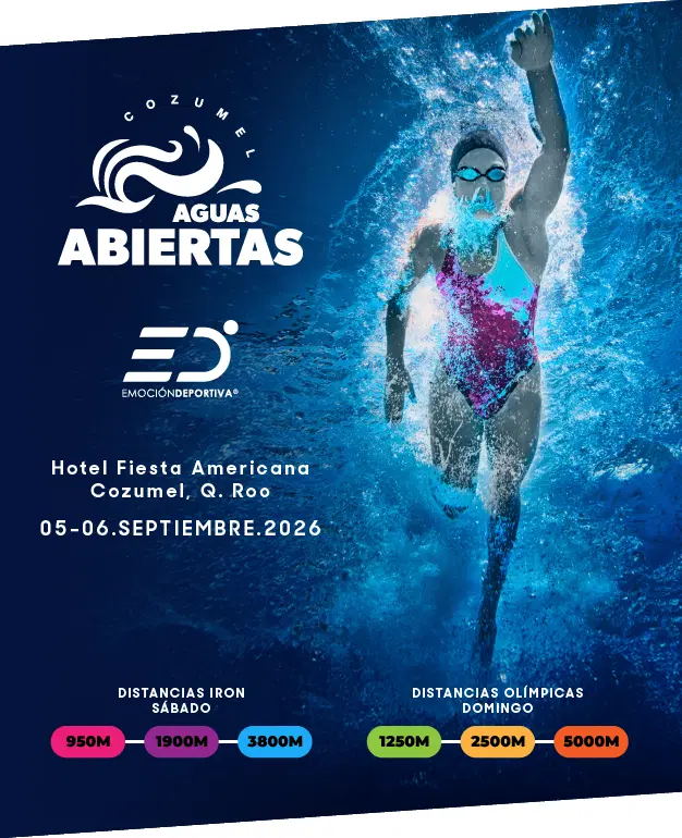 Logo de Aguas Abiertas Emoción Deportiva Cozumel 2026