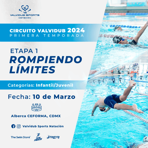 Logo de Etapa 1 "rompiendo Límites" Circuito Valvidub