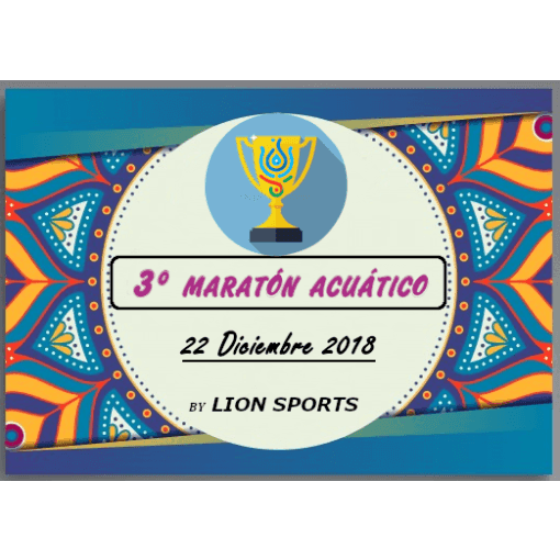 Logo de 3er. Maratón Acuático Chalco 2018