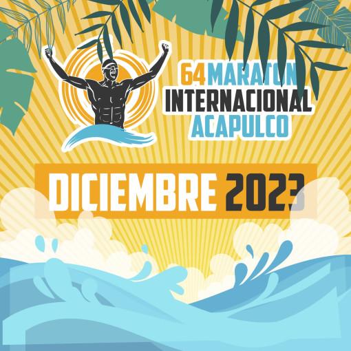 Logo de 64 Maraton Internacional Acapulco 2023