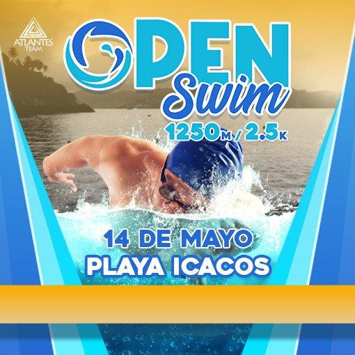 Logo de Open Swim Acapulco 2022