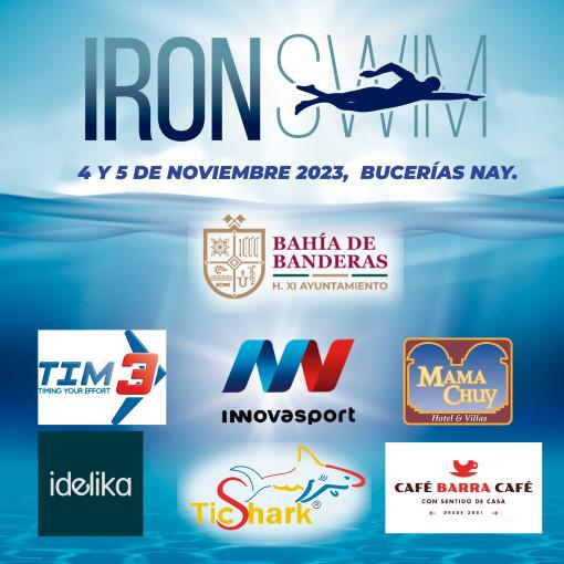 Logo de Iron Swim Bucerias 2023