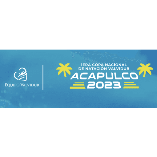 Logo de 1era Copa Nacional de Natacion Valvidub Acapulco 2023