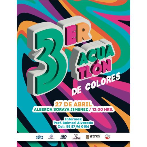 Logo de 3er Acuatlón De Colores