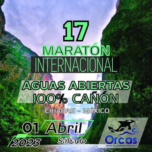 Logo de XVII Maraton Internacional De Aguas Abiertas 100% Cañon 2023