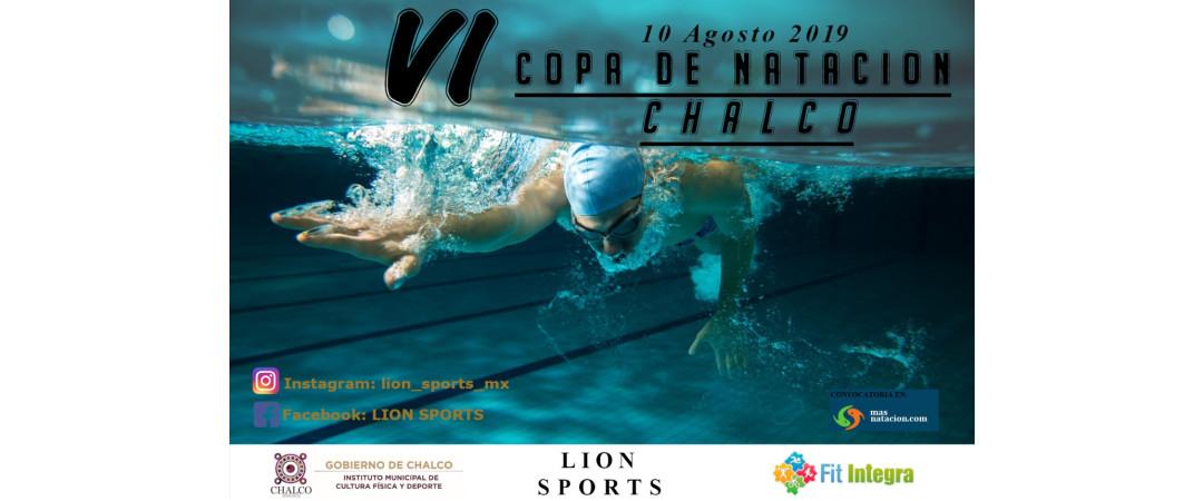 Logo de VI Copa De Natacion Chalco 2019