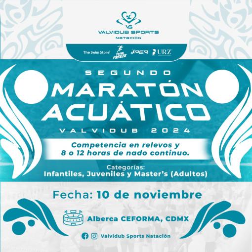 Logo de 2do Maratón Acuático Valvidub 2024