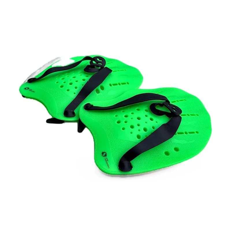 Paletas de natación Tracción verde - foto 4