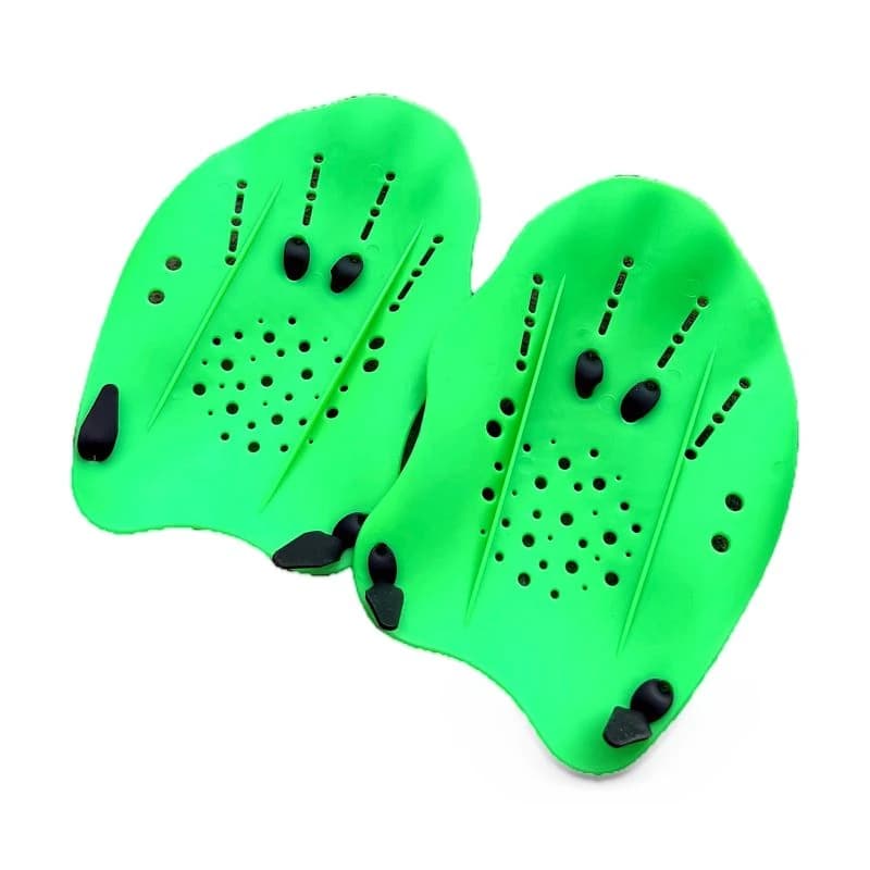 Paletas de natación Tracción verde - foto 3