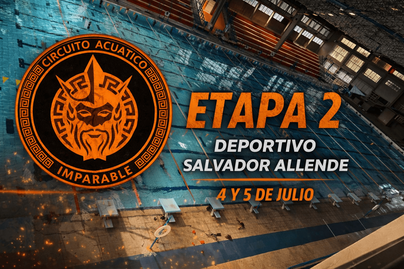 Logo de 2° Etapa Circuito Acuático Imparable 2026