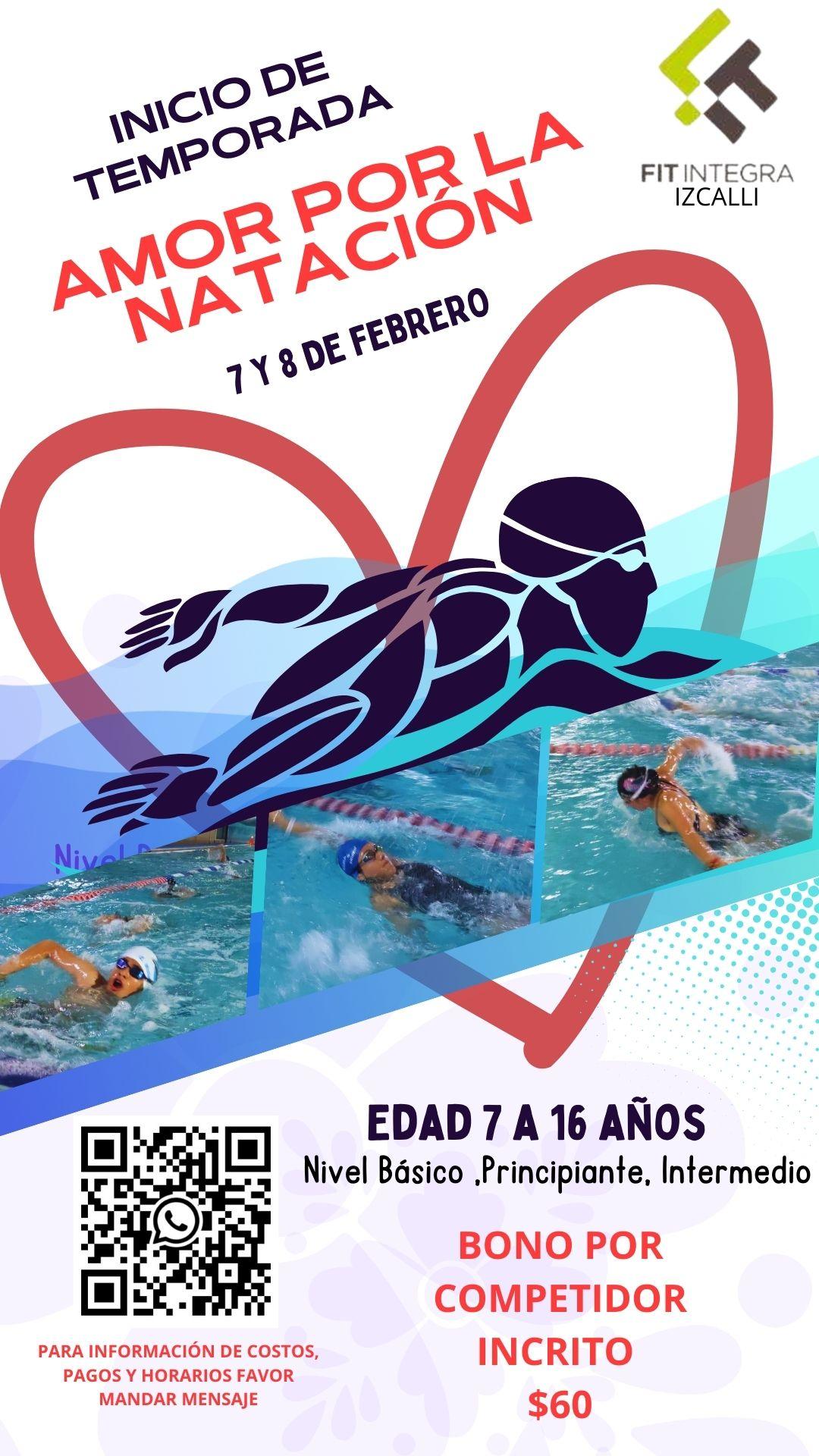 Logo de COMPETENCIA "AMOR POR LA NATACIÓN"