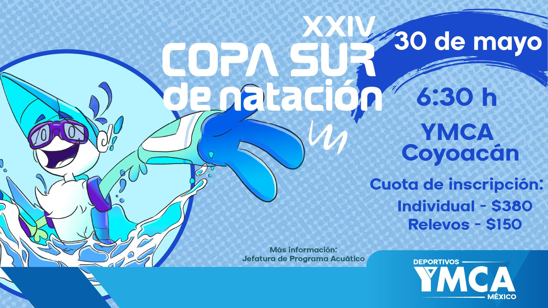 Logo de XXIV Copa Sur de Natación Curso Corto 2026