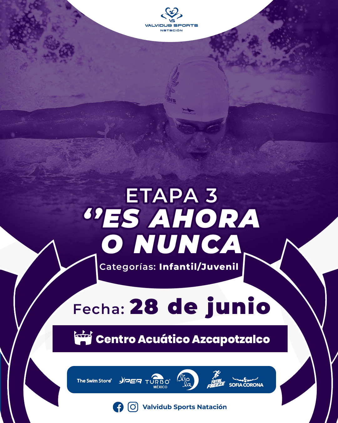 Logo de Etapa 3 "Es Ahora o Nunca" Circuito Valvidub Primera Temporada 2026