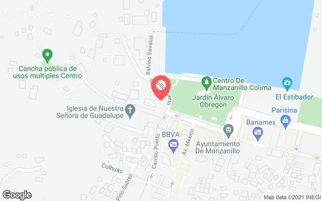 Mapa de ubicación - Manzanillo, Colima