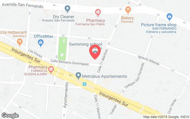 Mapa de ubicación - Centro de Entrenamiento Morsas