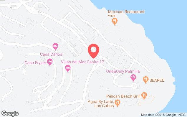 Mapa de ubicación - Palmilla, Playa Sur