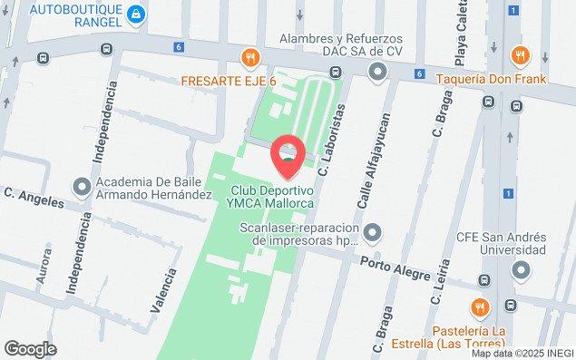 Mapa de ubicación - Club Deportivo Mallorca Ymca