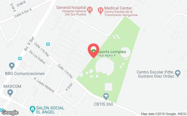 Mapa de ubicación - Club Alpha 4