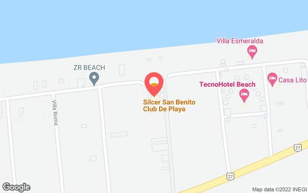 Mapa de ubicación - Club de Playa Silcer San Benito