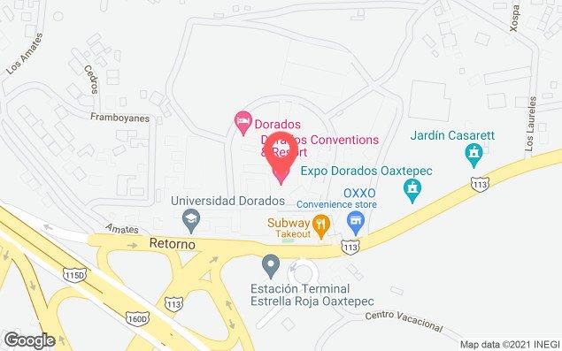 Mapa de ubicación - Club Dorados Oaxtepec