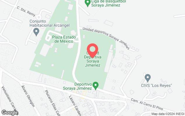 Mapa de ubicación - Alberca Semi-olimpica, Soraya Jimenez