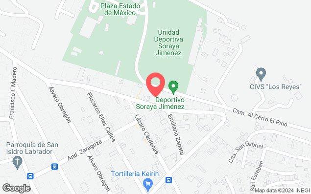 Mapa de ubicación - Alberca Del Deportivo Soraya Jimenez La Paz Edo De Mexico