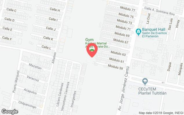 Mapa de ubicación - Deportivo el Reloj