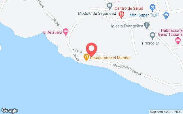 Mapa de ubicación - La Isla Tzibanza Cadereyta de Montes Querétaro