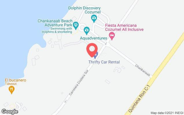 Mapa de ubicación - Cozumel