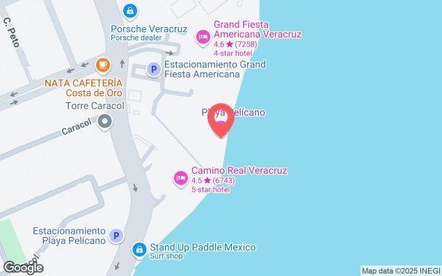 Mapa de ubicación - Playa Pelicano