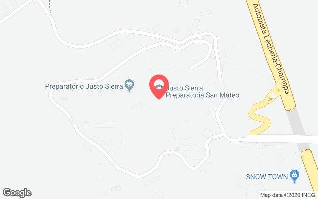 Mapa de ubicación - Justo Sierra Universidad San Mateo