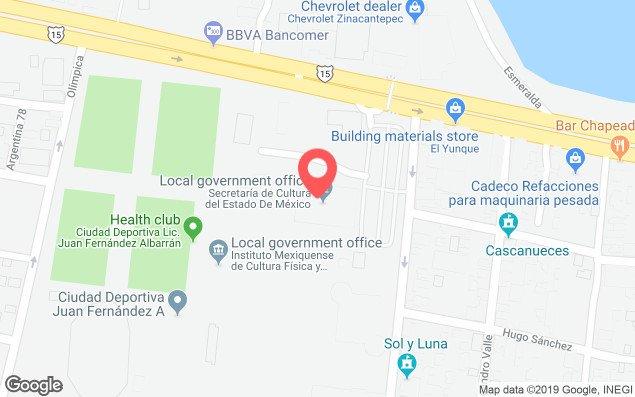 Mapa de ubicación - A.o.j.f.a Toluca