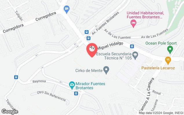 Mapa de ubicación - Centro Acuático Ceforma
