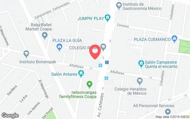 Mapa de ubicación - Acuática Nelson Vargas Centro de Entrenamiento