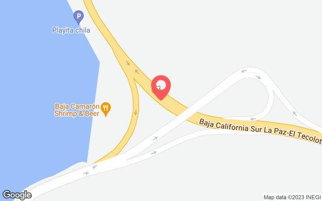 Mapa de ubicación - Bahía de la Paz, Baja California Sur