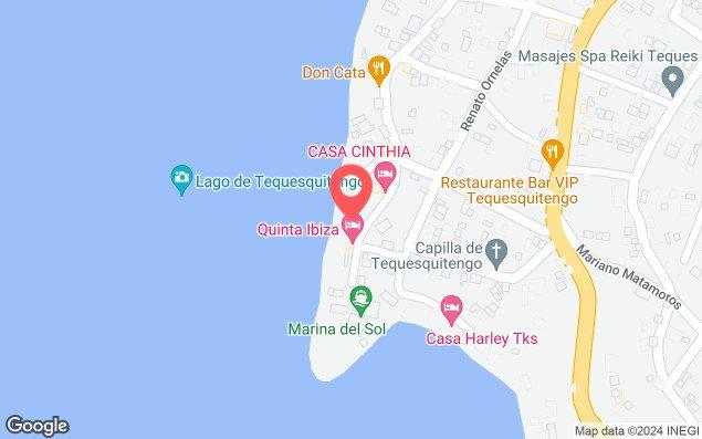 Mapa de ubicación - Lago de Tequesquitengo