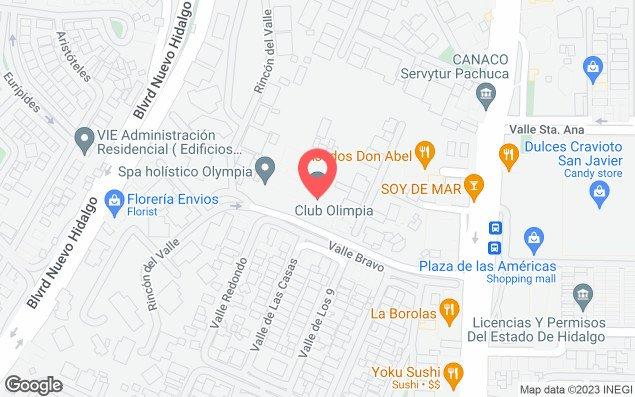 Mapa de ubicación - Pachuca De Soto, Hidalgo.