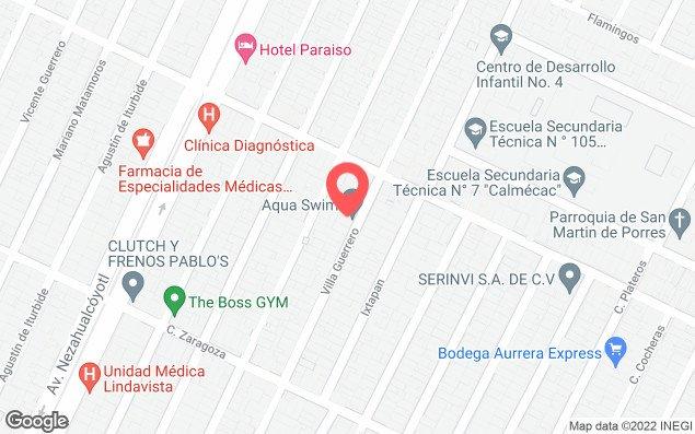 Mapa de ubicación - Escuela De Natacion Aquaswim