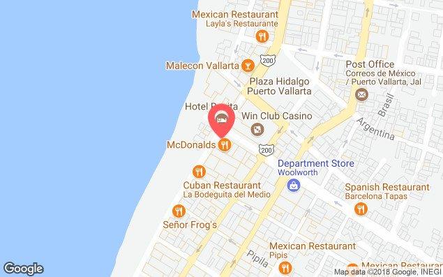Mapa de ubicación - Malecón de Puerto Vallarta