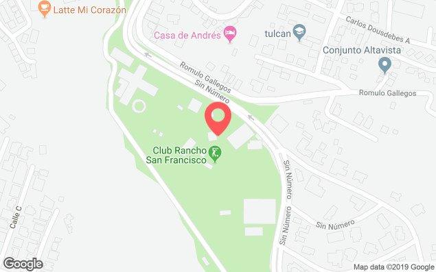 Mapa de ubicación - Club Rancho San Francisco.