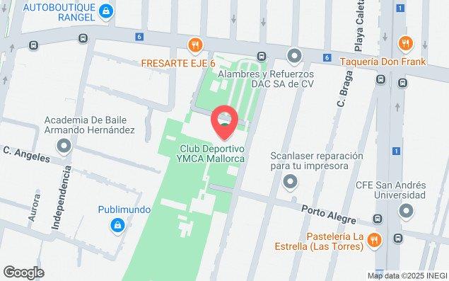 Mapa de ubicación - Ymca Mallorca