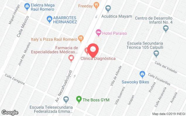 Mapa de ubicación - Aqua Swim