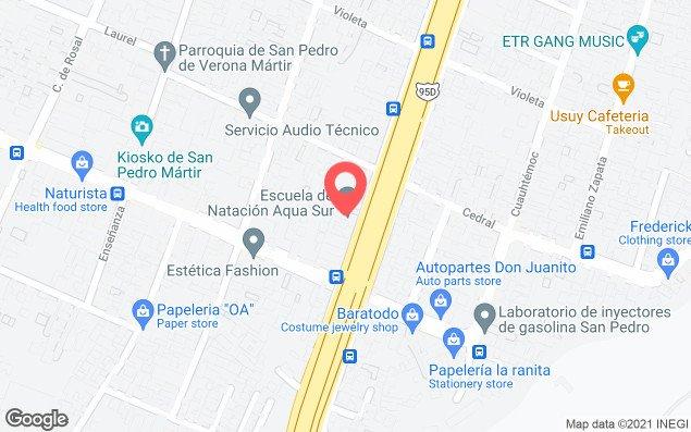Mapa de ubicación - Escuela de Natacion Aquaswim