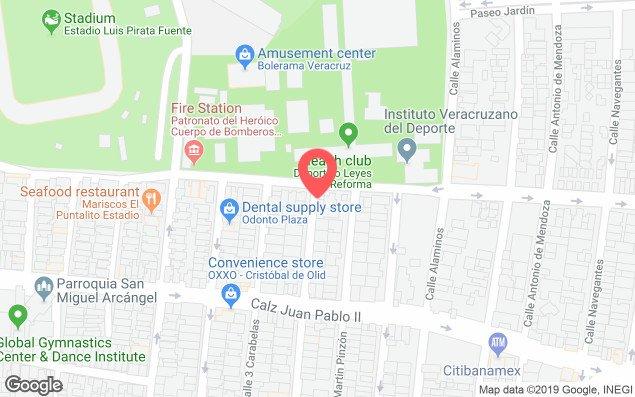 Mapa de ubicación - Centro Acuático Leyes de Reforma