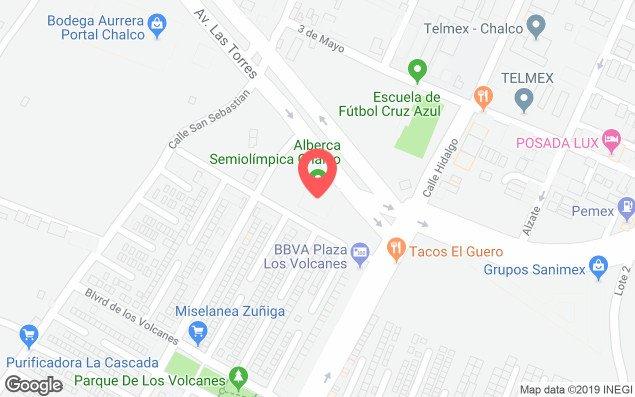 Mapa de ubicación - Fit & Integra-multideportivo / Alberca Chalco