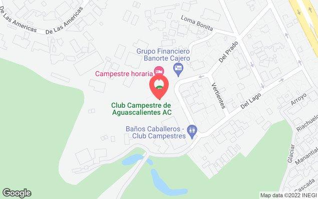 Mapa de ubicación - Club Campestre de Aguascalientes
