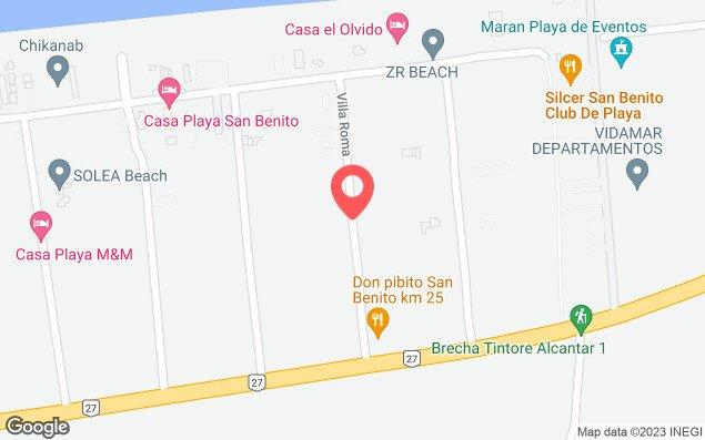 Mapa de ubicación - Club de Playa Silcer San Benito