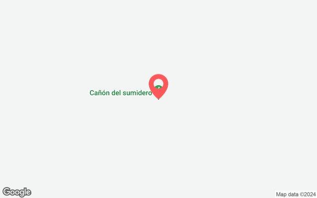 Mapa de ubicación - Cañon Del Sumidero